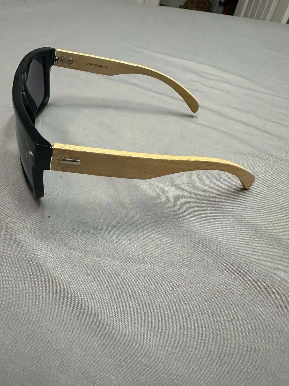 Sky Eyewear PH8462RV Men's Rectangle Sunglasses with Woodgrain Arms